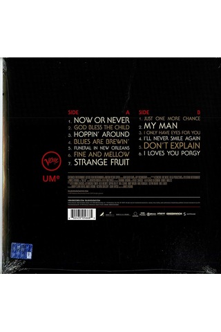 Billie Holiday - Billie The Original Soundtrack Plak