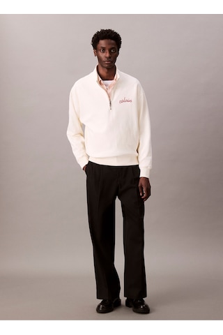 Calvin Klein Erkek Sweat Lv04rc227g Yas Beyaz Beyaz