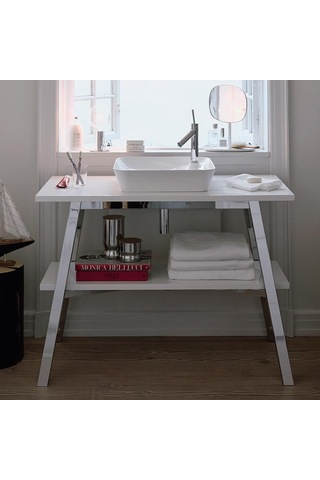 Duravit Lavabo Cape Cod Duraceram Batarya Banklı Çanak 46 x 46 CM