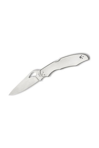 Spyderco Byrd Cara Cara 2 Stainless Combinationedge Kamp Çakı Gümüş