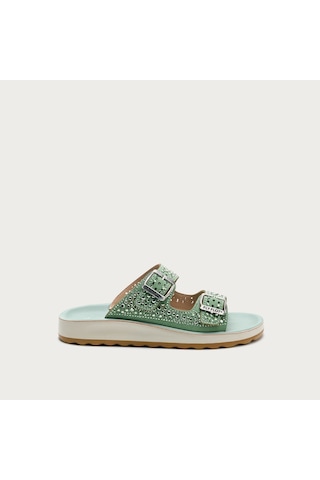 6344-water Green Sandalet Kadın 77 169 Kz Fly Flot Synthetıc