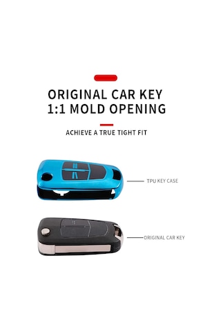 Opel Mokka Corsa D Corsa F Astra H Insignia Vectra C Zafira Anahtarlı Kumanda Uyumlu Silikon Oto Anahtar Kumanda Kabı Kılıf Füme