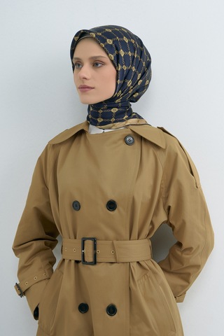 Armine Saf İpek Sura Eşarp-2026 İlkbahar-yaz- 953000d Lacivert-04
