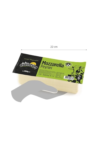 Gündoğdu Mozzarella Peyniri 1 KG 3'lü Blok