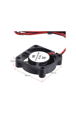 Shineyee 3d Yazıcı Ekstruder Soğutma Fanları, 12v 0.08a, 2 Pin, 6000r/min, 2 Adet
