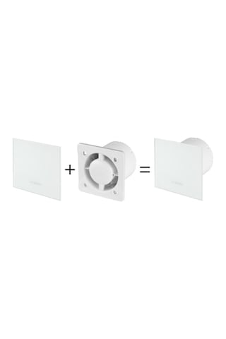 Bosch DP100 MW Dekoratif Panel Mat Beyaz - Fan 1700 WS 100 için