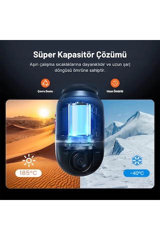 70mai Dash Cam X800 128gb Kırmızı