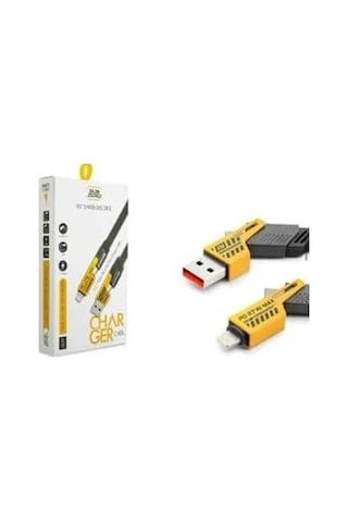İn 1 Çoklu Usb Şarj Kablosu: 120 Cm, Type C To Lightning Örgü Şarj Kablosu Usb A/usb C 65w Tip C/27w Pd Her Cihaz İle Uyumlu Metal Başlıklı Cl24