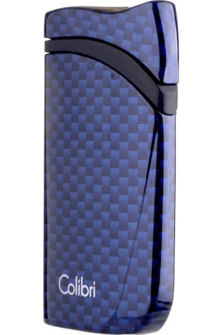 Colibri Falcon Karbon Desenli Mavi Puro Çakmağı