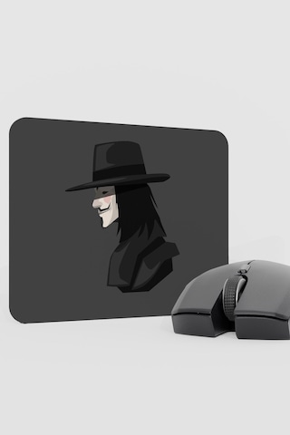 V For Vendetta V5 22x18 Gaming Kauçuk Kaymaz Taban Mouse Pad Fare Altlığı