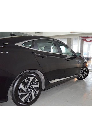 Honda Civic Fc5 Kapı Uyumlu Çıtası-Nikelaj