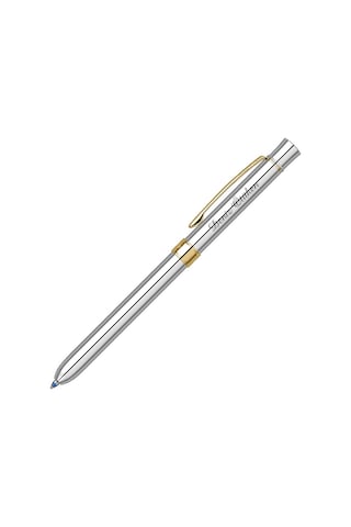 Isme Özel Scrikss Multifonksiyon Kalem 0.5 MM Trio 93 Gold Krom