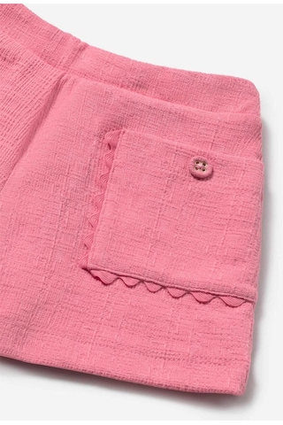 Kız Bebek Cepli Şort Pembe 1201 Pembe