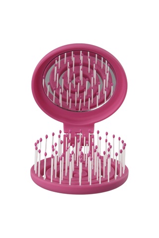 Proco Proco Beauty Makaron Saç Fırçası-üç Boyutlu 3d Esnek Aynalı Çanta Boy Saç Fırçası-compact Detangler 89769126
