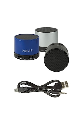 Logilink SP0051 Speaker Bluetooth Micro SD SİLVER