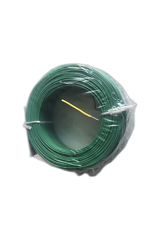 Tek Damarlı Kalaylı Tam Bakır Zil Teli Montaj Teli 0.50 Mm 100 Metre Yeşil Zil Kablosu