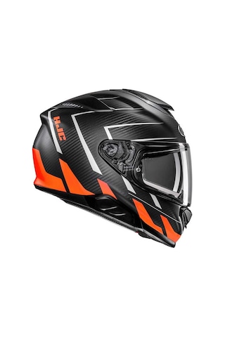 Hjc Rpha71 Carbon Cano Mc6hsf Kapalı Kask Siyah - Turuncu