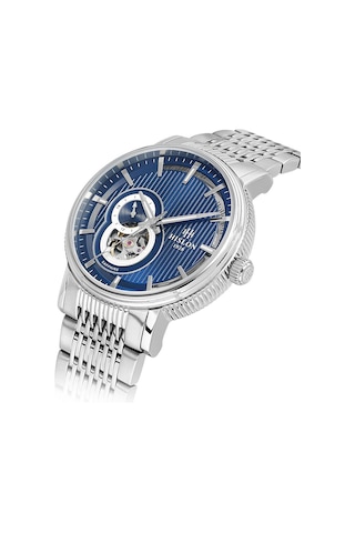 Hislon Men's Solid Sd121s-11ss Erkek Kol Saati Beyaz