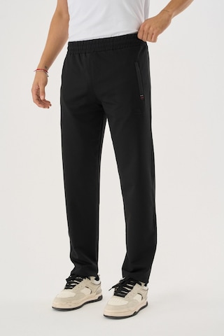 Shooter Sportswear Erkek Antrasit Mevsimlik Eşofman Altı Beli Lastikli Bağcıklı Rahat Kalıp Siyah