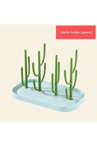 Reedark Yenilenmiş Yeşil Bebek Biberon Rafı - Çok Fonksiyonlu, Ayrılabilir, Taşınabilir - Biberon Ve Emzikler İçin Kurutma Ve Süzme Tabanı