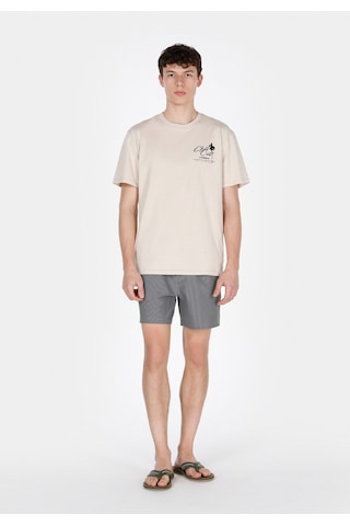 Colin's Colins Slim Fit Çizgili Erkek Siyah Deniz Şortu Cl1072291 Q1.v1 Blk Siyah