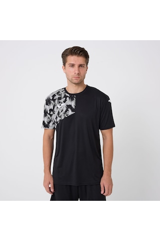 Siyah Joma Erkek Futbol T-shirt Premium Training T-shirt 9212330 Siyah