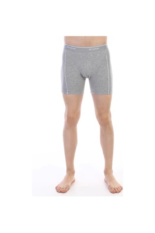 Çift Kaplan 855 Uzun Erkek Boxer - Gri - 54 Gri