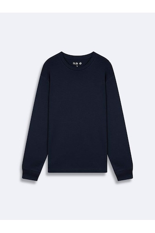 Little Big Ltb Mıhele New Sıfır Yaka Uzun Kollu Regular Fit Sweatshırt Lacivert