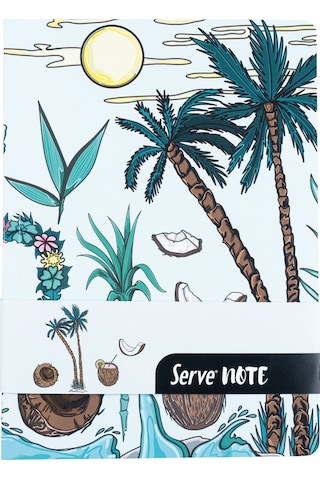 Serve Hediye Seti - Defter, Serve Deep Uclu Kalem, Silgi, Min Nane Yeşili