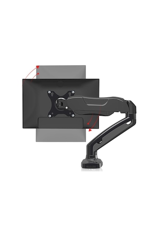 Kaloc Klc-V8 17"-30" Amortisörlü Monitör Masa Tutucu Kol Stand