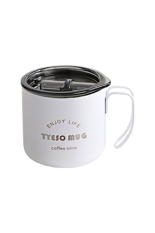 Tyeso Fiery Mug Vakumlu Paslanmaz Çelik Termal Kapaklı 350ml Renkli
