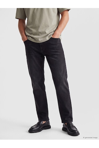 Lcw Jeans Siyah 700 Straight Fit Erkek Jean Pantolon