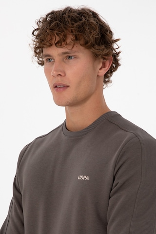 U.S. Polo Assn. Erkek Regular Fit Bisiklet Yaka Vizon Sweatshirt 50315598-VR052