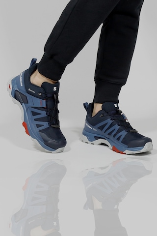 Salomon X Ultra 4 Gtx Erkek/kadın Hiking Ayakkabısı Su Geçirmez Trekking Outdoor Low Siyah - Lacivert