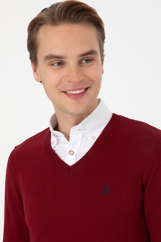 U.S. Polo Assn. U.s. Polo Assn. Erkek Bordo Kazak /triko 50313662-vr014