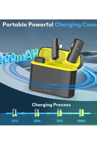 Iphone Uyumlu Lightning Kablosuz K10 Yaka Mikrofonu Youtube Face