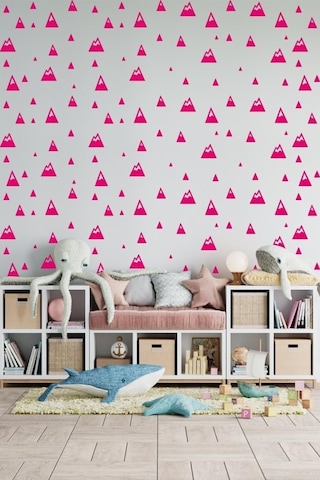 Modern Dağlar Duvar Sticker, Bebek Ve Çocuk Odası Dekoratif Duva (552798401)