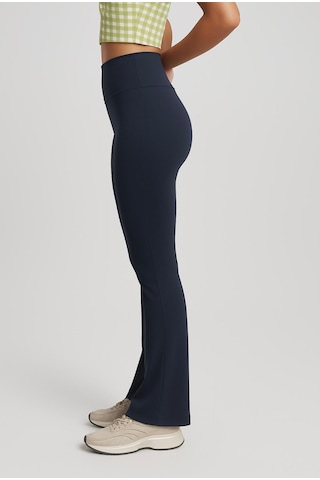 Axxel Kadın Lacivert İspanyol Paça Spor Yoga Tayt-p2235 Lacivert