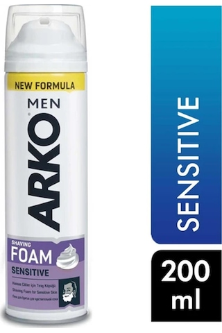 Arko Men Sensitive Hassas Cilt Tıraş Köpüğü 200 Ml 2 Adet