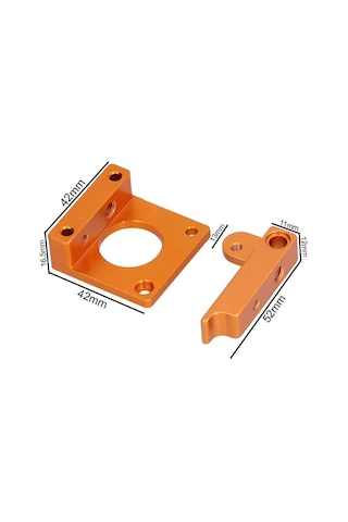 Koodmax 3d Yazıcı Alüminyum Blok 1.75 Mm Ekstrüder Braketi Mk8 Montaj Bloğu Sağ El