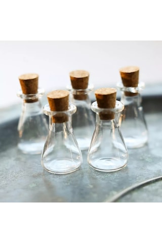 Kafebizu Cam Şişe-mini 3 Parça El İşi Ve Saklama İçin... 193607167