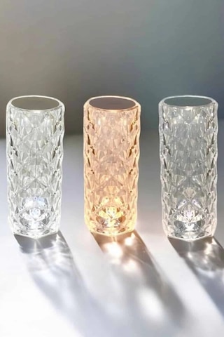 Mey İthalat Gece Lambası Kristal Lamba Dokunmatik Şarjlı Hediyelik Diğer 24413227