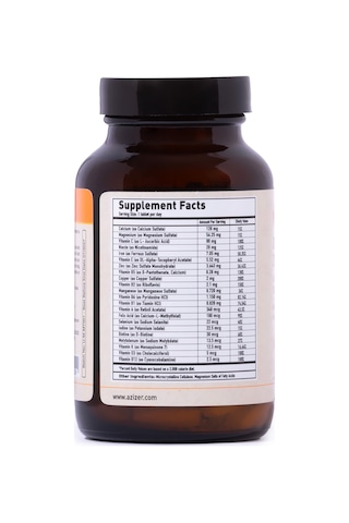 U-More Multivitamin Kalsiyum Magnezyum Demir Çinko 60 Tablet