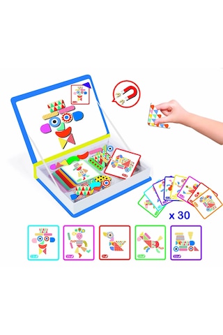 Dıytoy Magnet Akıl Oyunları - Yaratıcı Şekiller / 3-8 Yaş