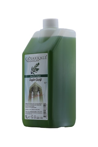 Çanakkale Kolonyaları Zeytin Çiçeği Kolonyası Bidon Korumalı Kapak - Yeni Model 1 L