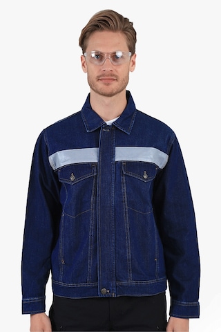 5 Cm Reflektörlü Kot Mont Lacivert