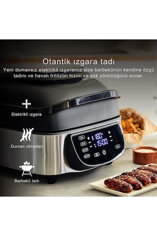 Masterpro 1800 W 7 LT Dijital Dumansız Izgara