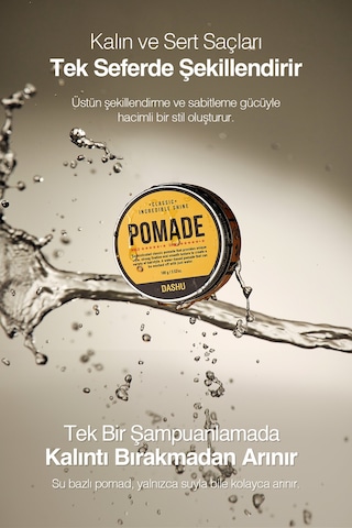 Güçlü Tutuş Ve Islak Görünüm Sunan Saç Sabitleyici Jel Dashu Classic Incredible Shine Pomade 100g