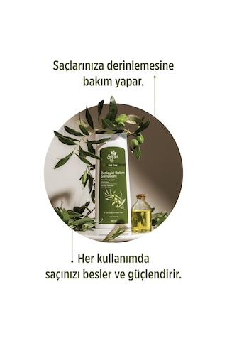 Selesta Life Zeytinyağı Ve Argan Yağı Özlü Besleyici Saç Bakım Şampuanı - Tüm Saç Tipleri Için Şampuan 400 Ml