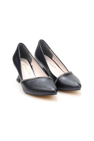 Papuçcity Blnr 03168 6 Cm Topuklu Kadın Stiletto Ayakkabı siyah